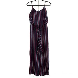 Monteau stripe jumpsuit size XS